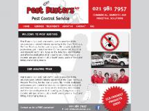 Pest Busters website